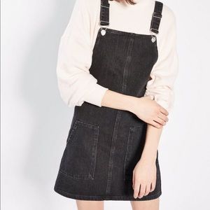 Topshop Black Jean Dress Size 8